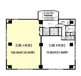 タックイレブン高田馬場 3階A 間取り図