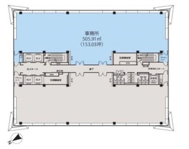 兼松ビルディング本館 6階 間取り図