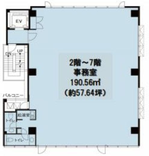 KDX岩本町ビル 3階 間取り図