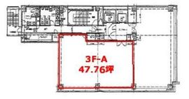 Daiwa八丁堀駅前ビル 3階A 間取り図