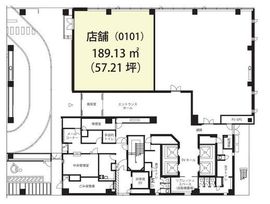ネクストサイト渋谷ビル 1階0101 間取り図