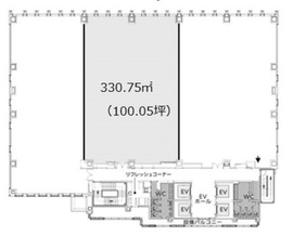 S-GATE赤坂山王 7階 間取り図