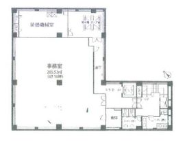ビルネット築地ビル (旧：築地MFビル26号館) 地下1階 間取り図