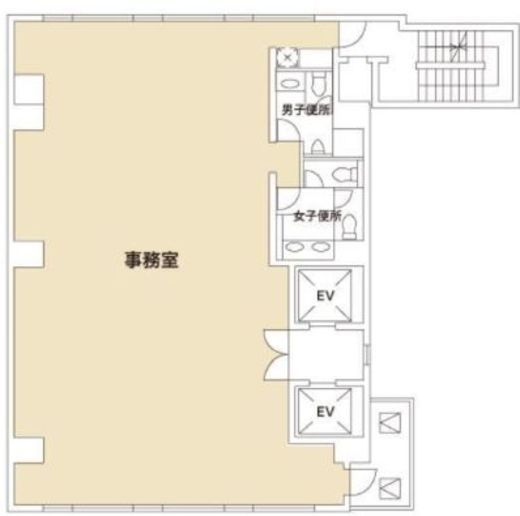 御成門小田急ビル 401 間取り図