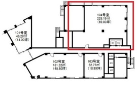 PALTビル 104 間取り図