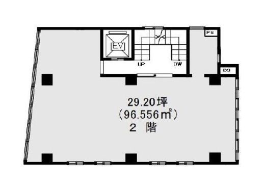 青柳ビル 2階2 間取り図