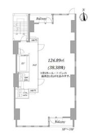 秋葉原STNフロント 9階 間取り図