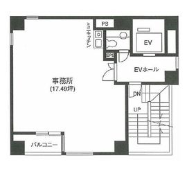 汐留プリプラビル 4階 間取り図