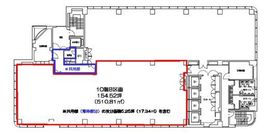 東京日産西五反田ビル 10階B 間取り図