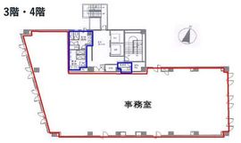イトーピア岩本町ANNEXビル 4階 間取り図