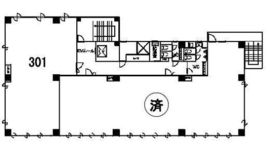 ホンダビル 402 間取り図