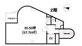 神田槇町トライアングルタワーズ 2階 間取り図