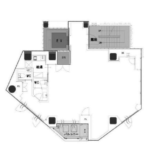 コレタス高田馬場 6階 間取り図
