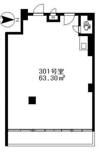 四谷ニューマンション 301 間取り図