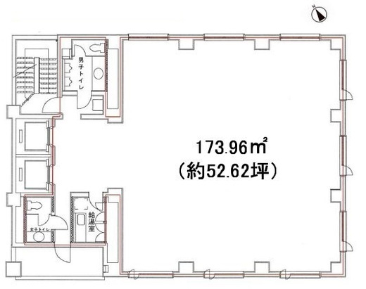 エスエフ茅場町ビル 4階 間取り図