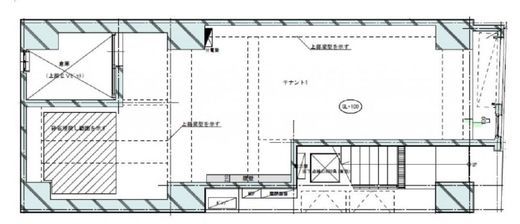 サンライズ浅草田原町 1階 間取り図