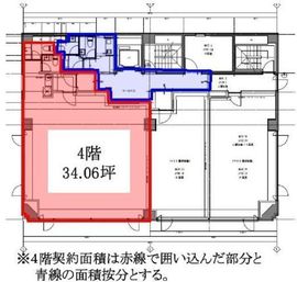 新川一丁目ビル 4階A 間取り図
