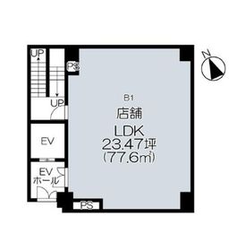 ヒロ四谷ビル B1階 間取り図