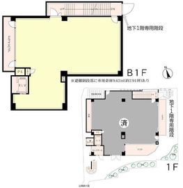 Barbizon70 B1階 間取り図