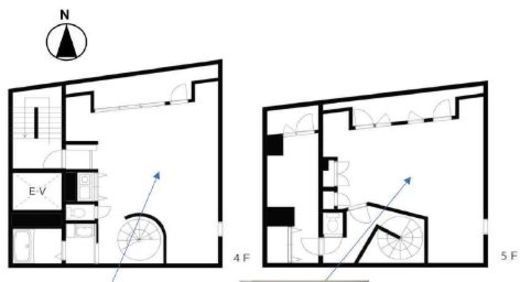Y-WORKSビル 4階 間取り図