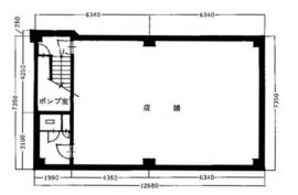 高遠ビル B1階 間取り図