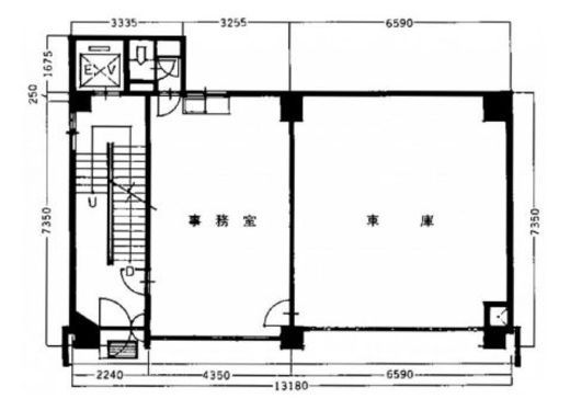 高遠ビル 1階 間取り図