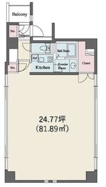 デュープレックス銀座タワー8／14 302 間取り図