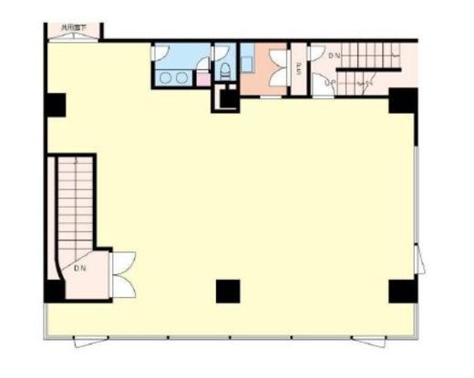 渋谷道玄坂ビル 2階 間取り図