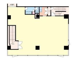 渋谷道玄坂ビル 2階 間取り図
