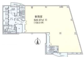 麹町クリスタルシティ 14階 間取り図