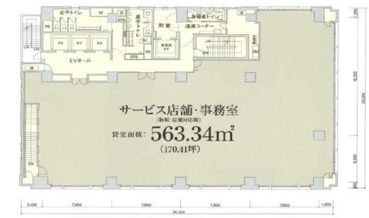 八重洲口大栄ビル 2階 間取り図