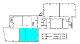 新宿サンエービル 13階A 間取り図