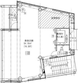 仮称・渋谷道玄坂PJ 5階 間取り図