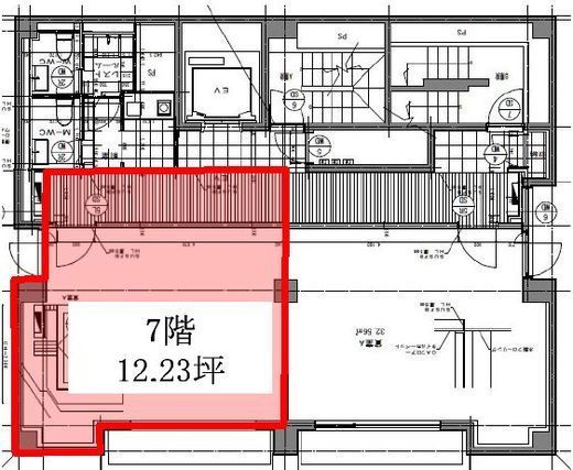 新川一丁目ビル 7階B 間取り図