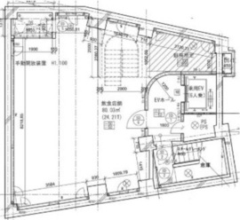 仮称・渋谷道玄坂PJ B1階 間取り図