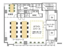 Bizflex浜松町 10階 間取り図
