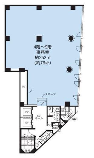 KDX秋葉原ビル 6階 間取り図