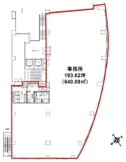 Daiwa青山ビル 2階 間取り図