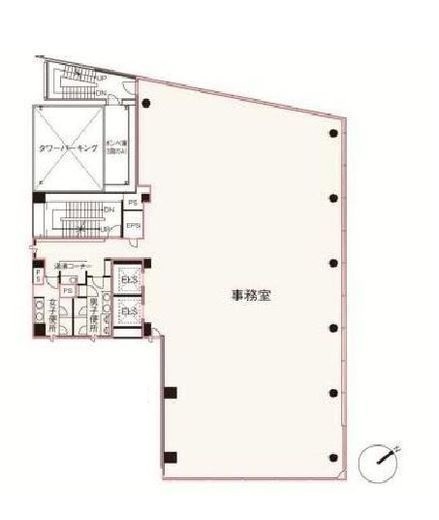 虎ノ門トーセイビル 8階 間取り図