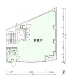 麹町エイチティーズビル 4階 間取り図