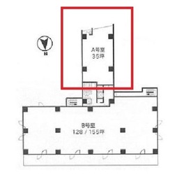 飯田橋スクエアビル 5階A 間取り図