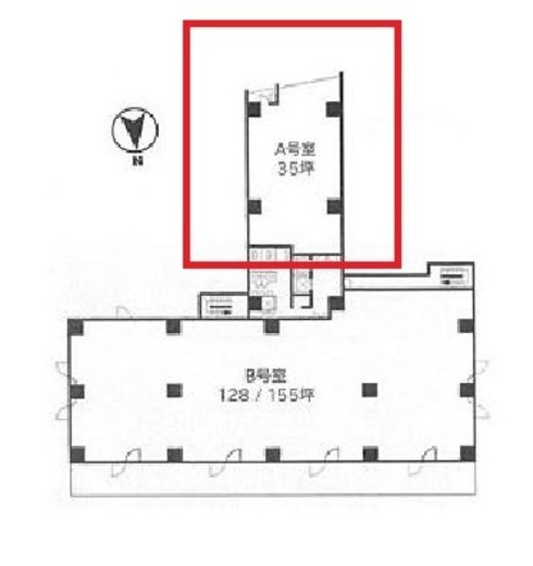 飯田橋スクエアビル 7階A 間取り図