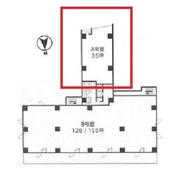 飯田橋スクエアビル 7階A 間取り図