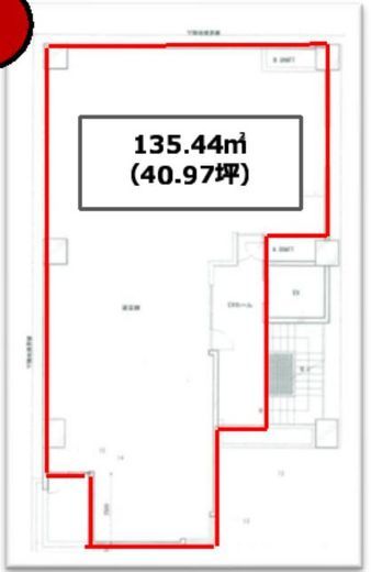 いちごフィエスタ渋谷 3階 間取り図
