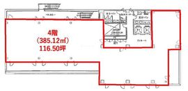 SKビル千駄ヶ谷 4階 間取り図