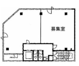 アパライトビル 3階B 間取り図