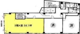 世界堂ビル 3階A 間取り図