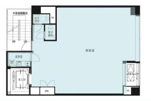 カクトビル宝町 11階 間取り図