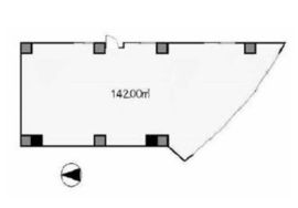 ムジーク北参道 (店舗・事務所) 1階 間取り図
