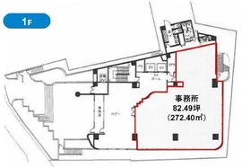 アレトゥーサ渋谷 1階 間取り図